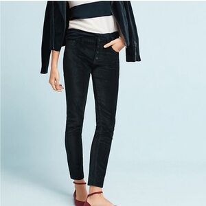 DL1961 Emma Black Velvet Power Legging Jean, size 28, NWOT